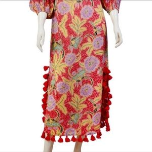 RHODE RESORT Delilah Dress Red Floral